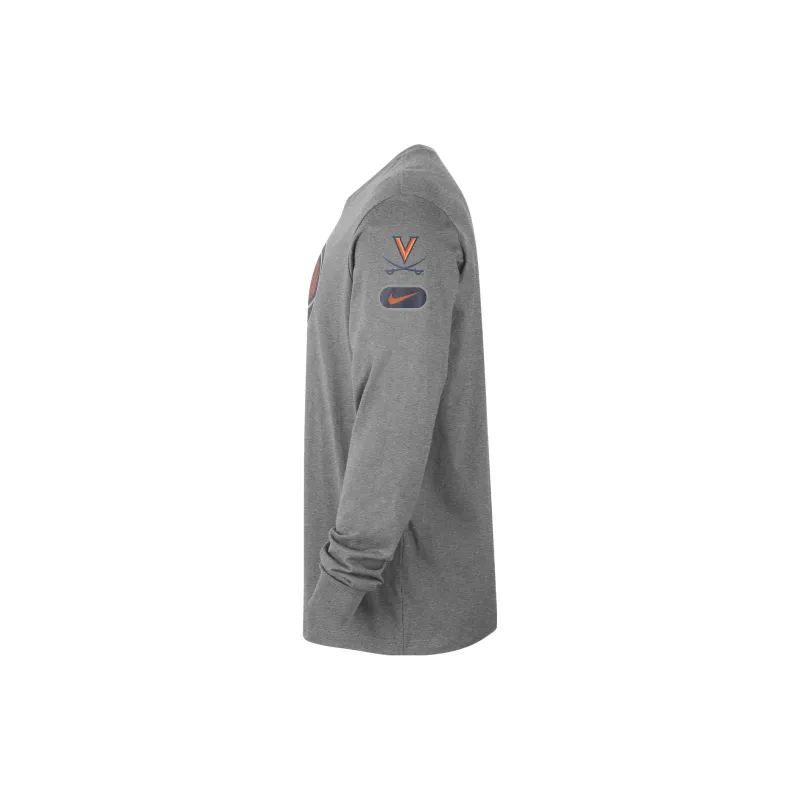 Nike Virginia Fast Break Men's Nike College Long-Sleeve T-Shirt-2