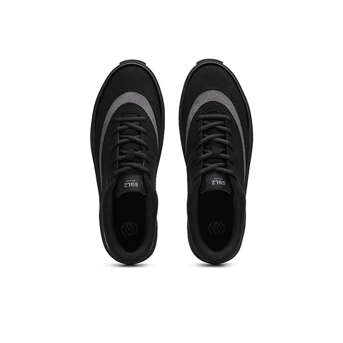 EQLZ EQUALIZER Fault 24 Lo Low Top Skateboard Shoes Unisex Black Obsidian-3