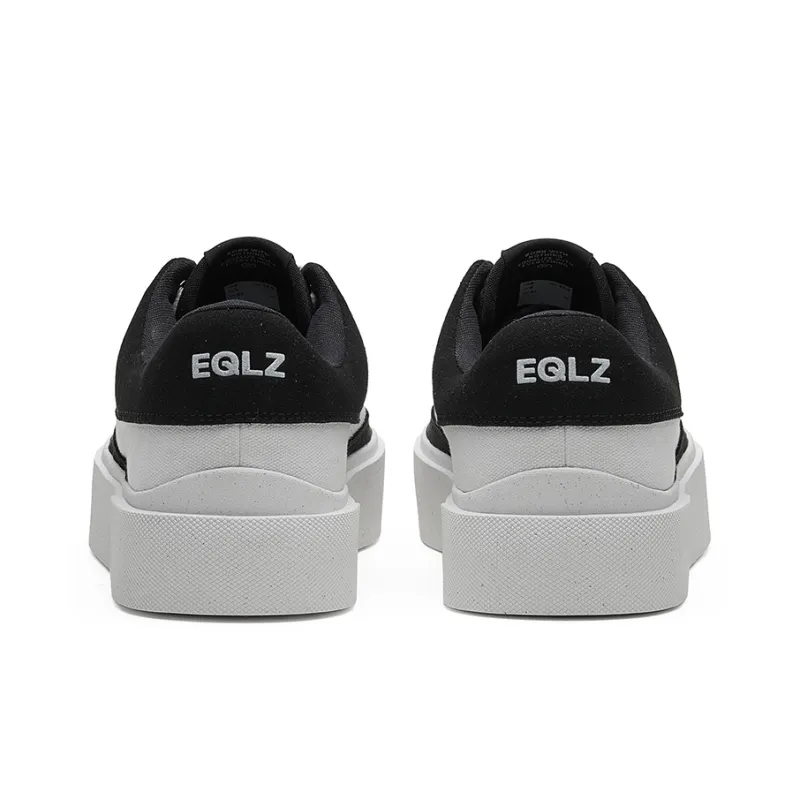 EQLZ EQUALIZER Fault 24 Lo Low Top Skateboard Shoes Unisex Raven-5