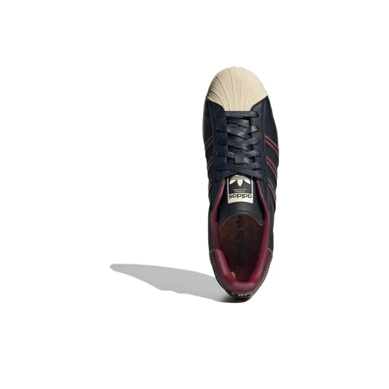Adidas Originals Superstar 'Dark Navy Red'-3