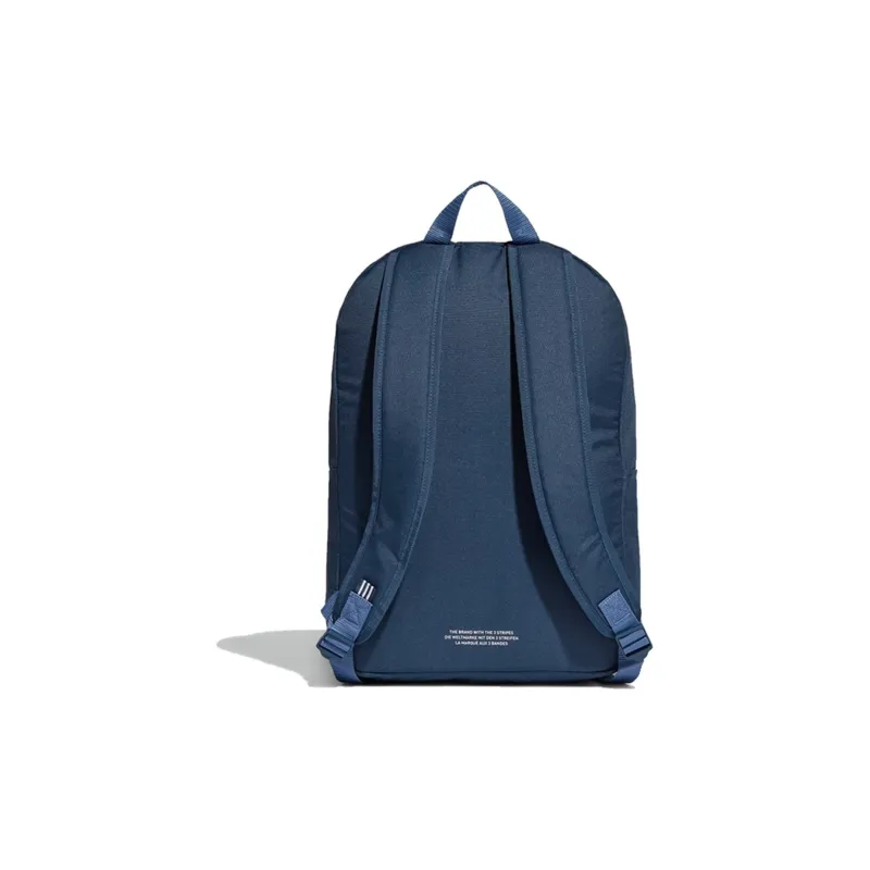 Adidas Originals Recycled Polyester Fabric Backpack Unisex Marine Blue-4