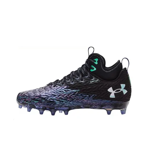 Under Armour Spotlight Clone Soccer Shoes Men Low-Top Black/Purple