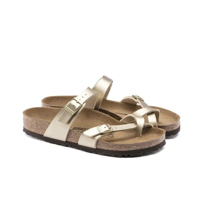 Birkenstock Mayari Slide Slippers Unisex Gold Regular-2