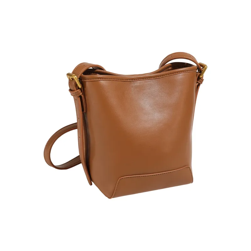 TOUTOU Fabric Shoulder Bag Medium Size Women's Sahara Khaki-3