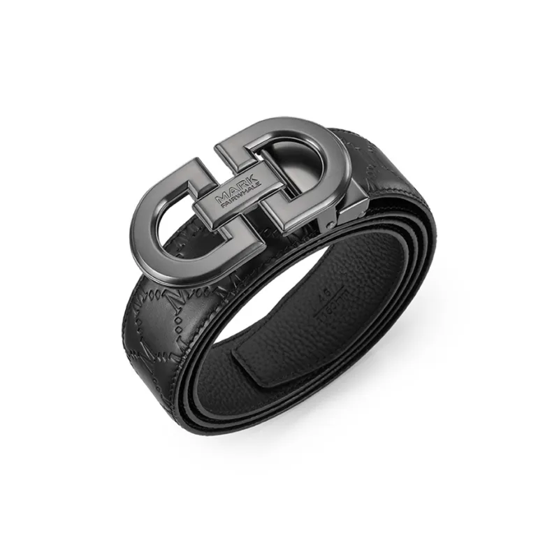 FAIRWHALE Top Grain Cow Leather Belts Men's Width 3.5CM-3