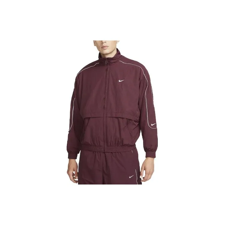 Nike Jackets Men Burgundy-1