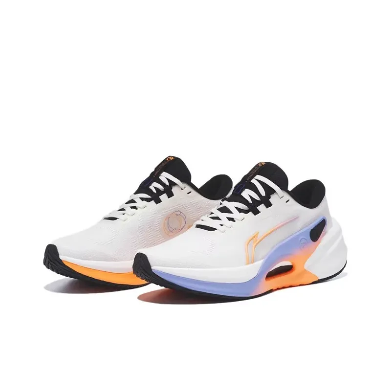 LiNing Furious Rider 7.0 V2 Cushioned Wear Resistant Lightweight Low Top Running Shoes Men's White-2