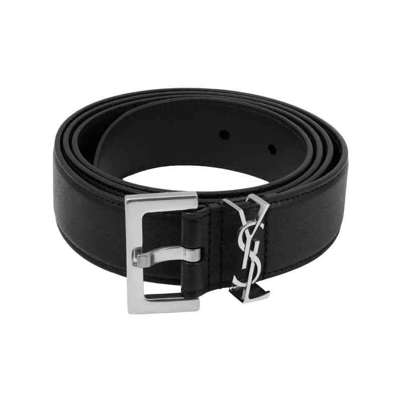SAINT LAURENT Leather Belts Unisex-1