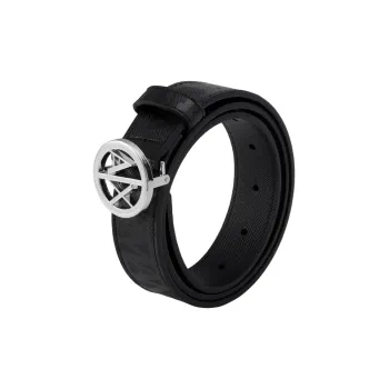 ARMANI EXCHANGE Casual Letter Buckle Leather Belts Women's Width  4cm