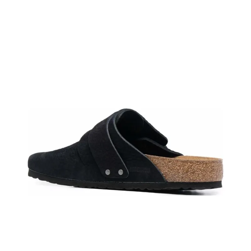 Birkenstock Wrap-toe Slippers Men's Black Narrow Fit-3