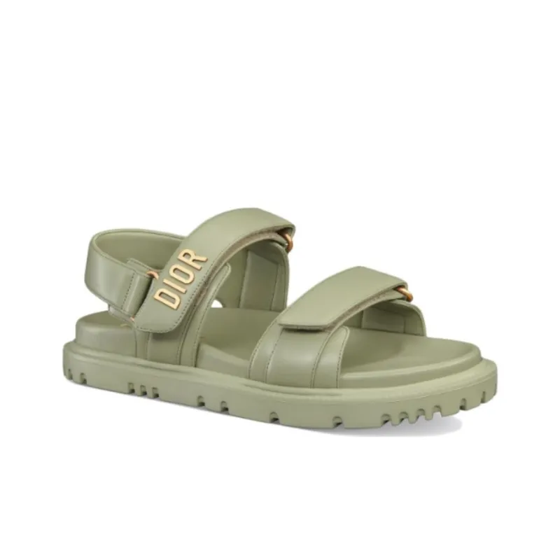 DIOR Women's DIORact Sandal 'Pastel Peyote Green'-2
