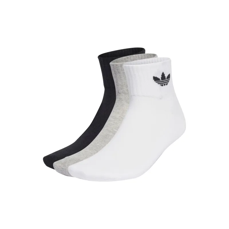 Adidas Originals Mid Calf Socks Unisex 3 Pack-0