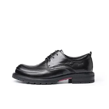LAORENTOU Dress Shoes Men Low Top Black