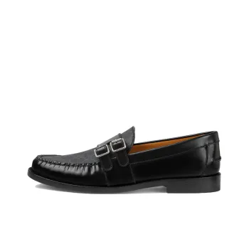GUCCI Buckle Loafer 'GG Monogram Black'