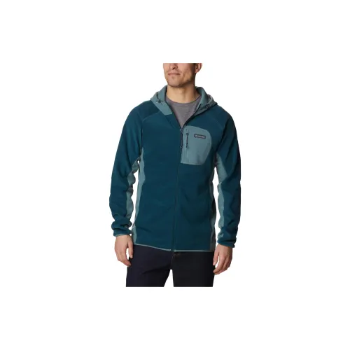 Columbia Outdoor Tracks Jackets Men Peacock Green