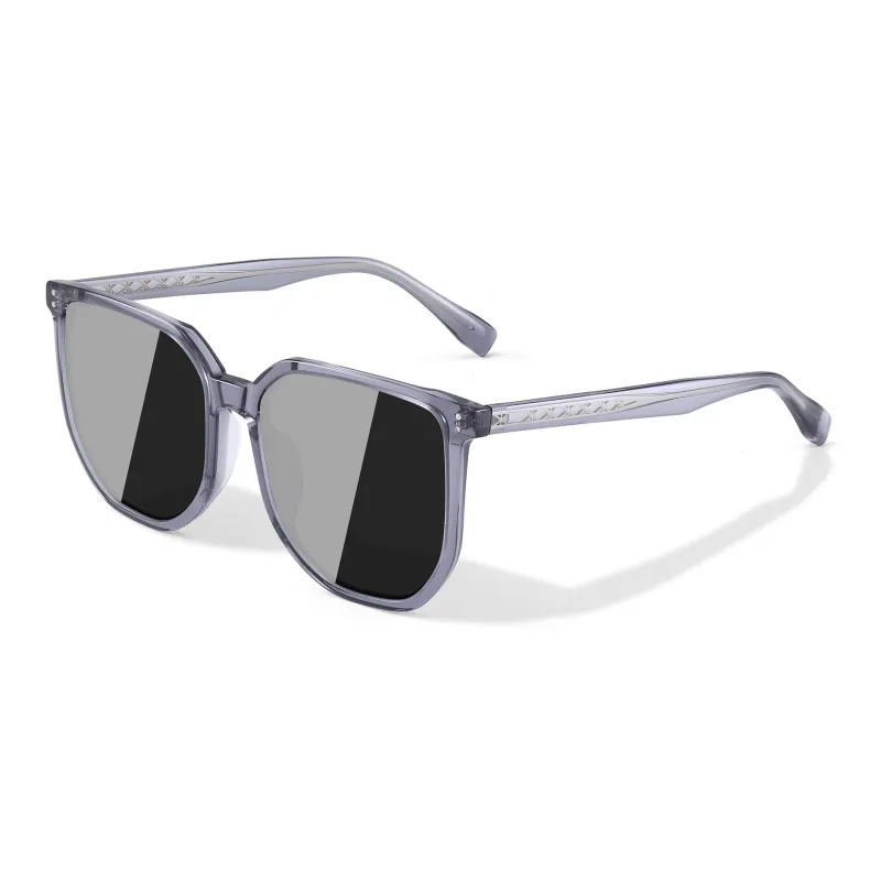 PULAIS Plate Frame Irregular Shape Sunglasses Unisex-4