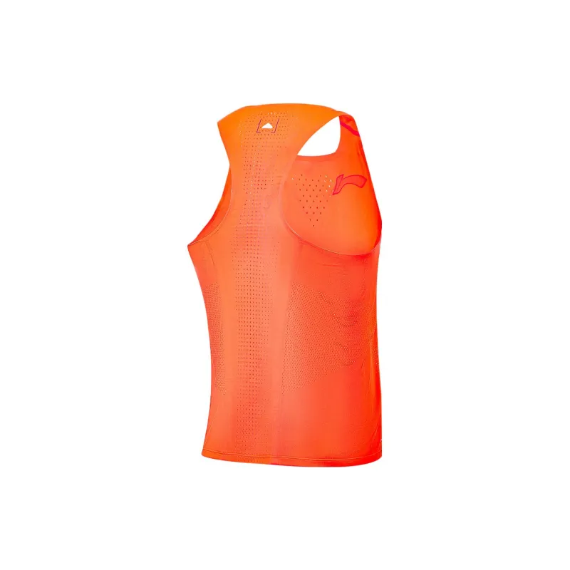 LiNing Running Collection Tank Top Men's Neon Vibrant Orange-1
