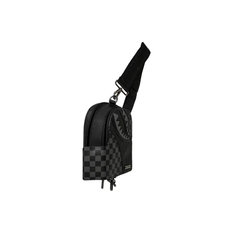 SPRAYGROUND PVC Sling Bag Small Size Unisex Black-1