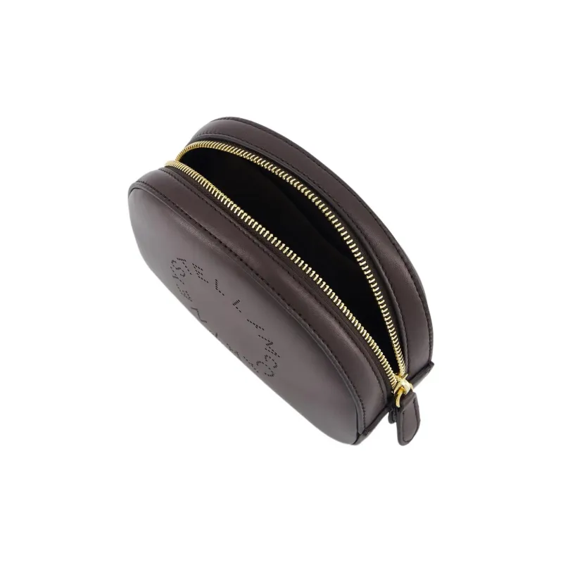 Stella McCartney Logo Perforated Zip Up Beauty Case-4