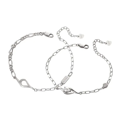 MAGICPOLE 925 Sterling Silver Bracelets Unisex Silver