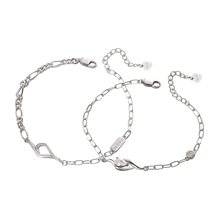 MAGICPOLE 925 Sterling Silver Bracelets Unisex Silver-3