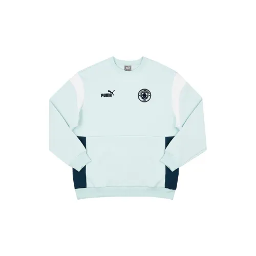 PUMA Manchester City Sweatshirts Men Light Blue