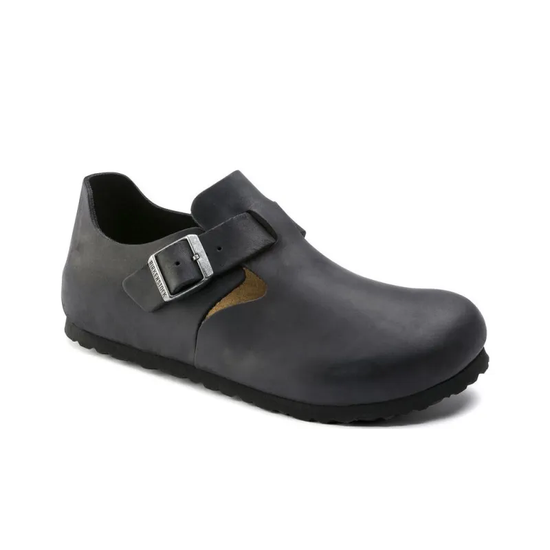 Birkenstock London Oiled Leather 'Black'-1