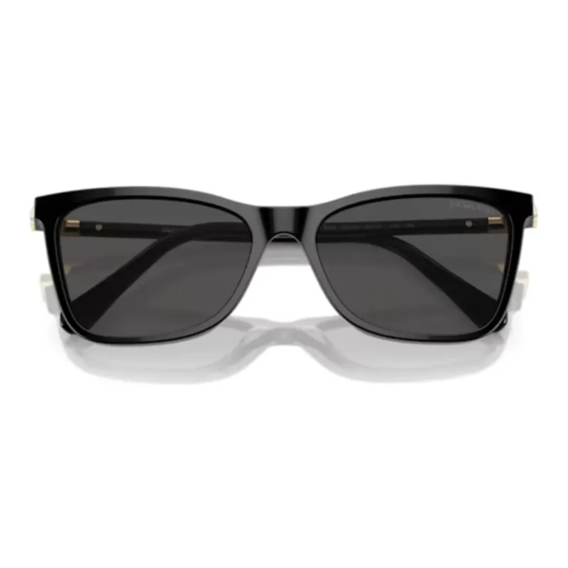 Swarovski Acetate Swarovski Crystal Irregular Shape Sunglasses Women's Black-2