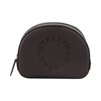 Stella McCartney Logo Perforated Zip Up Beauty Case