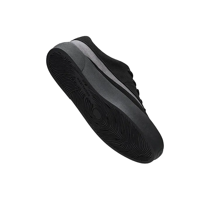 EQLZ EQUALIZER Fault 24 Lo Low Top Skateboard Shoes Unisex Black Obsidian-1