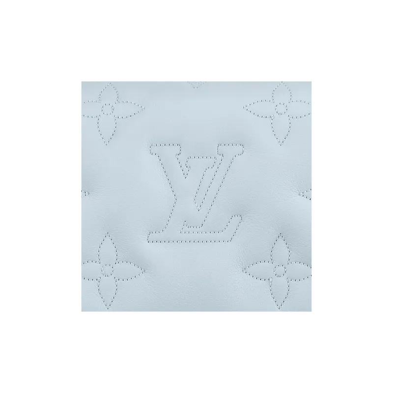 LOUIS VUITTON Wallet On Strap Bubblegram Blue Glacier-4