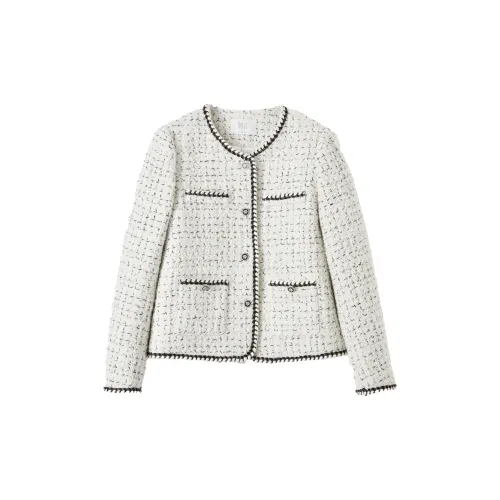XIANGYING Jackets Women's Beige
