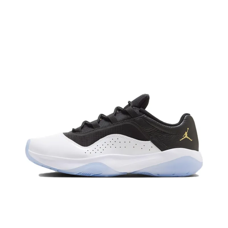 Jordan 11 CMFT Low 'Black White Gold'-0