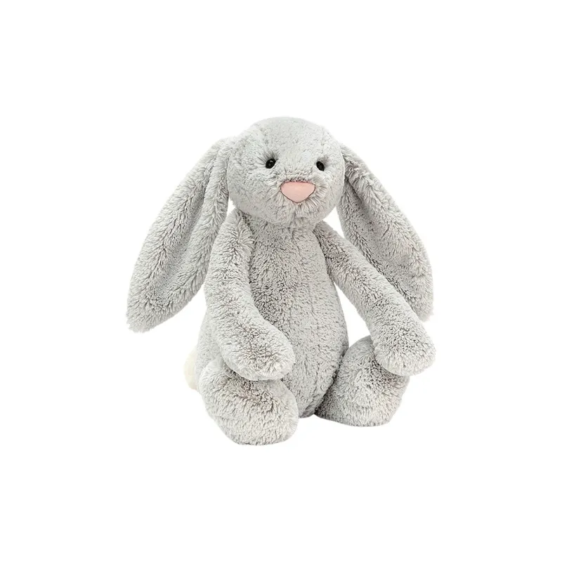 JELLYCAT Bashful Silver Bunny Plush Toy-3