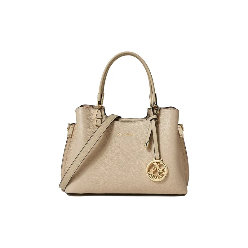 RED DRAGONFLY Cow Leather Tote Crossbody Handbag Regular Women's Apricot-0