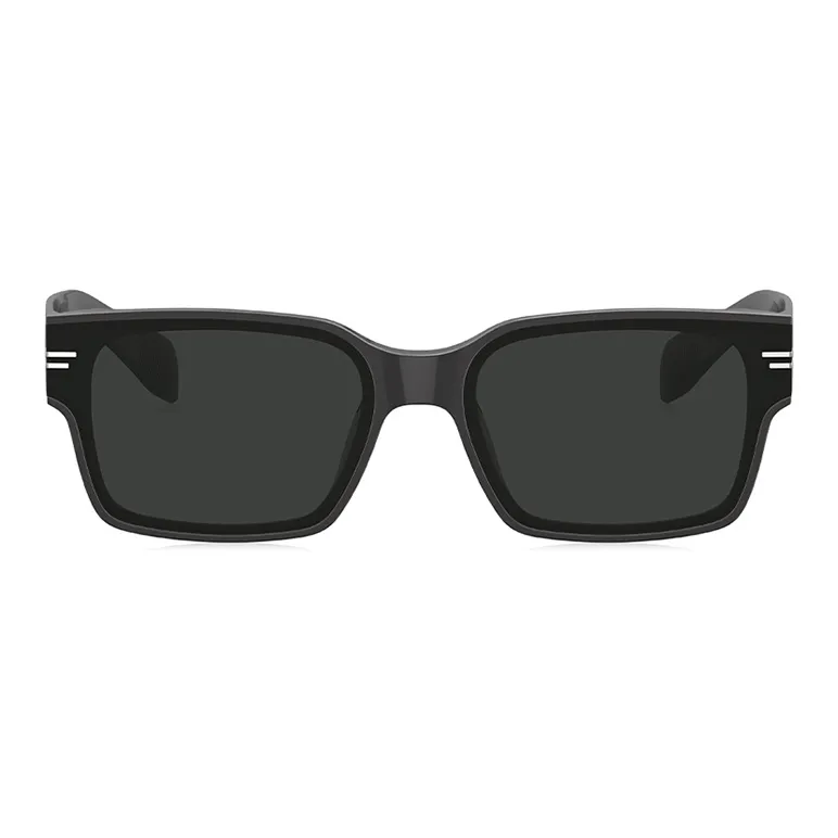 BOLON Plate Frame Rectangular Sunglasses Unisex Real Rock Gray Frame-2