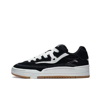 LiNing GOS 2000 Abrasion Resistant Low Top Skateboard Shoes Women's Black White