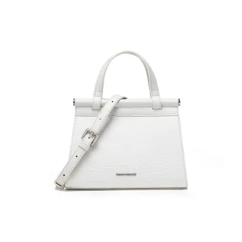RED DRAGONFLY Cow Leather Handbag, Crossbody Bag Regular Women's White