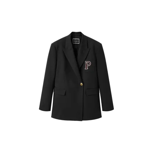 PEACEBIRD Business Suits Women's Black