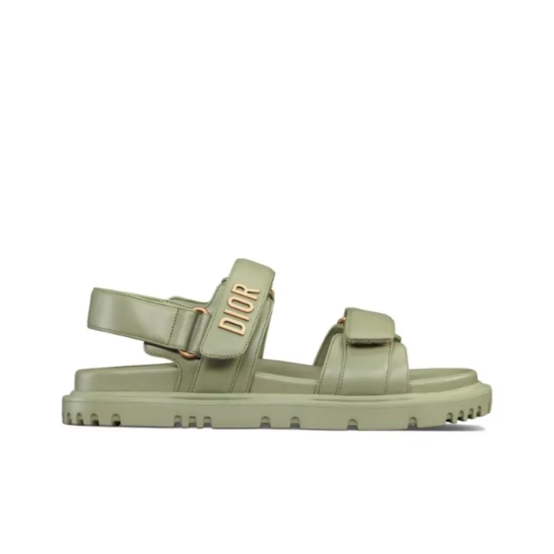 DIOR Women's DIORact Sandal 'Pastel Peyote Green'-1