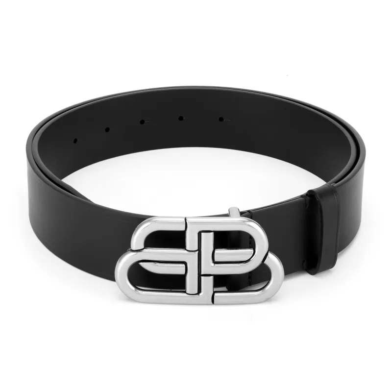 Balenciaga Bb Silver-tone Belt - POIZON Balenciaga Bb Silver-tone Belt - POIZON