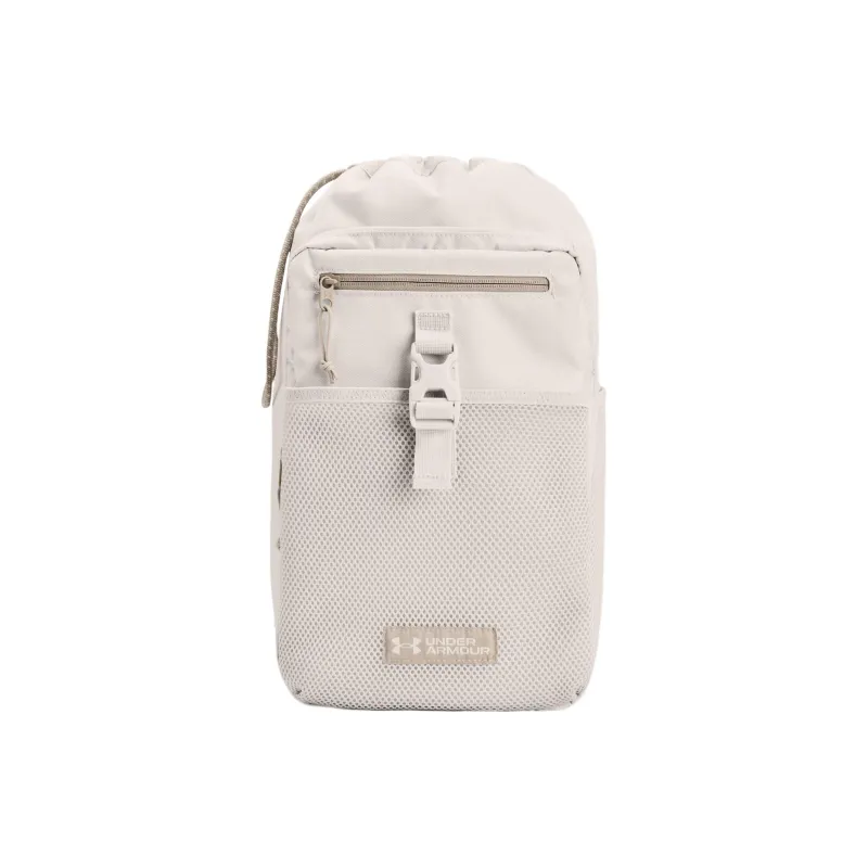 Under Armour Polyester Shoulder Bag Crossbody Bag Regular Unisex White Earth Tone & Khaki Base & Peak White-0