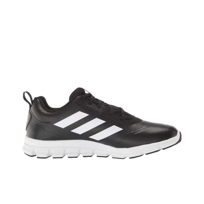 Adidas Cushioning Breathable Low Top Running Shoes Men's Black-1