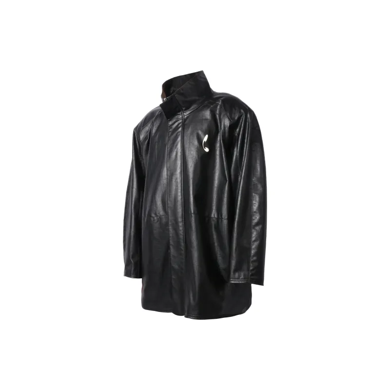 RELABEL Leather Jackets Unisex Black-2