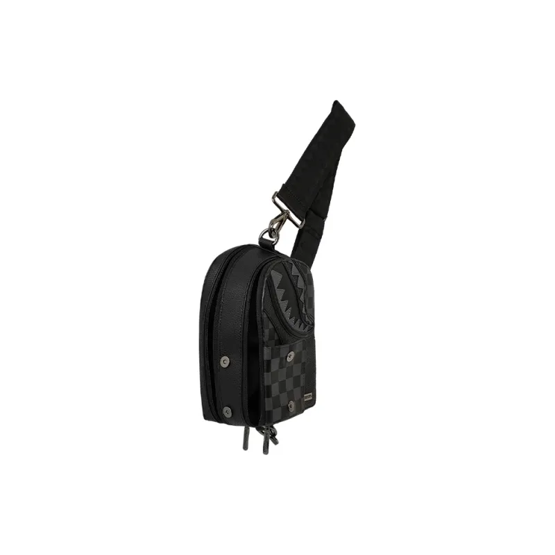 SPRAYGROUND PVC Sling Bag Small Size Unisex Black-2