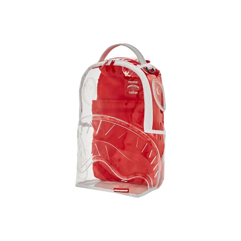 SPRAYGROUND PVC Backpack Large Size Unisex Transparent-3