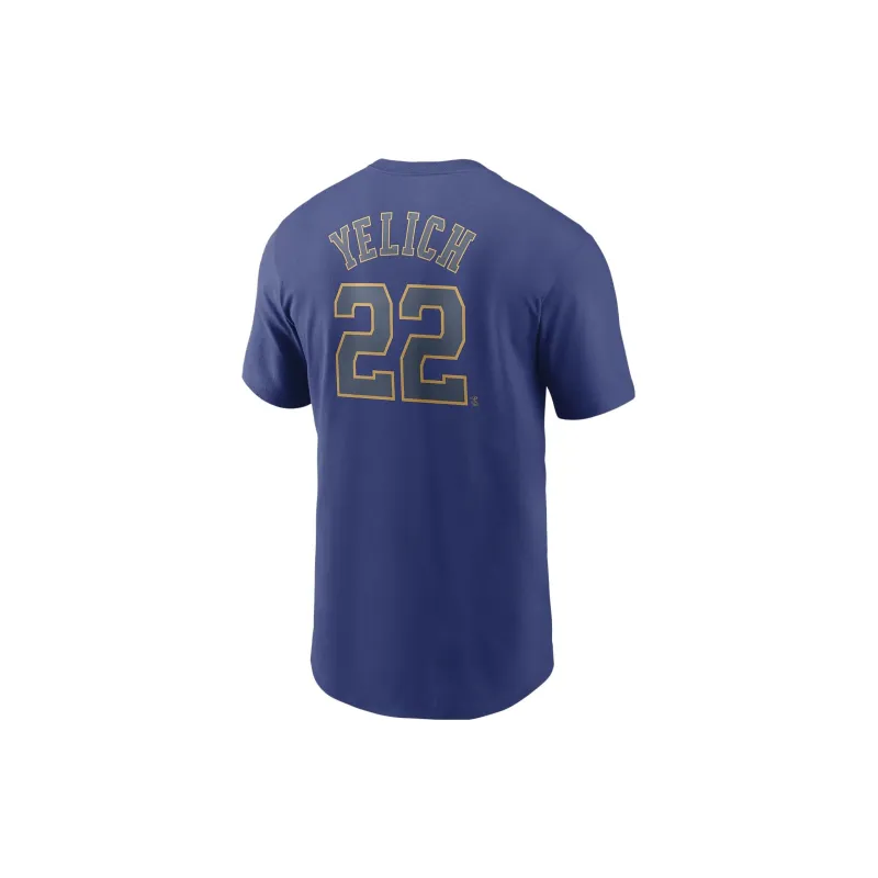 Nike Milwaukee Brewers Cooperstown Wordmark Men's Nike Mlb T Shirt-1