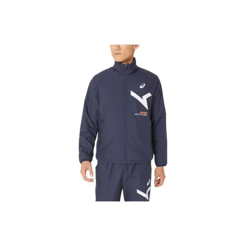 Asics A-I-M WIND BREAKER Jackets Men Midnight Blue