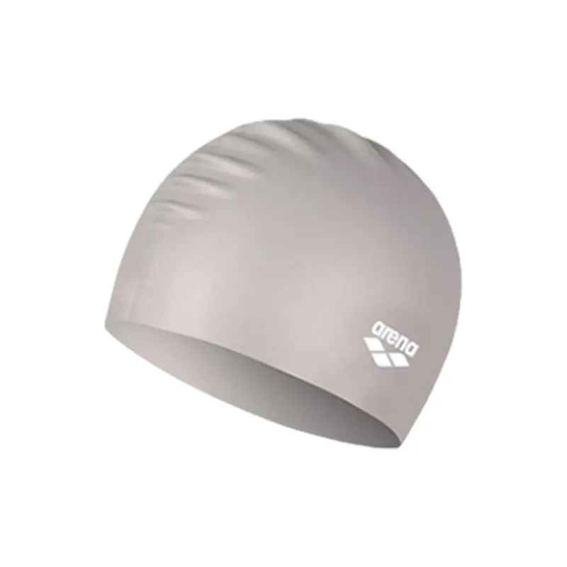 Arena Swimming Caps Silicone Unisex Gray-0
