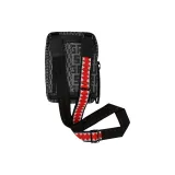 SPRAYGROUND PVC Coin Purse Cell Phone Pouch Crossbody Bag Shoulder Bag Small Size Unisex Black